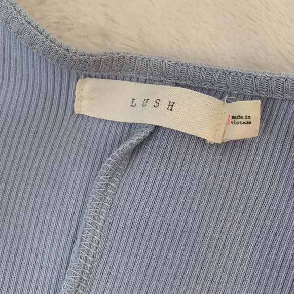 Ribbed Blue Dress - Picture 2 of 5